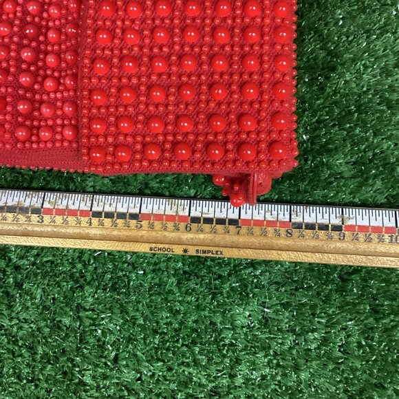 Vintage Cherry Red Candy Dot Handbag - Picture 10 of 11